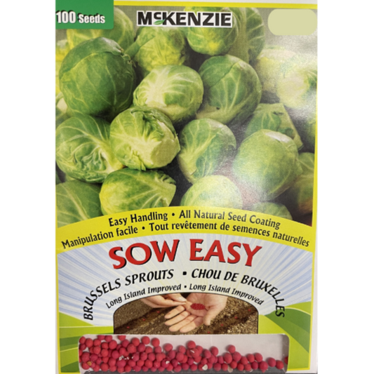 McKenzie Sow Easy Seed Brussels Sprouts Long Island Improved