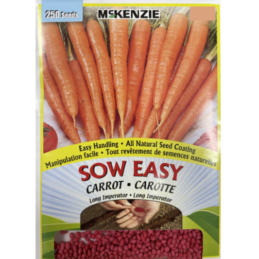 McKenzie Sow Easy Seed Carrot Long Imperator Pkg