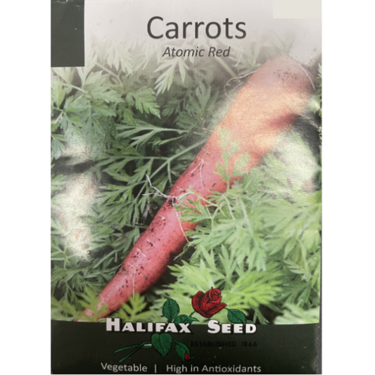 Halifax Seed Carrots Atomic Red Pkg.