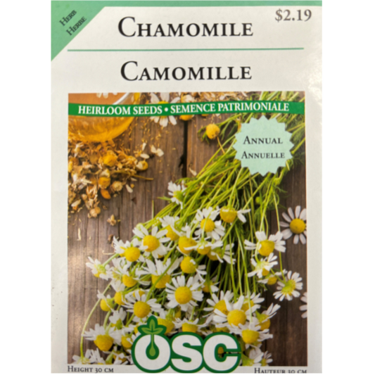 OSC Seeds Chamomile Pkg.