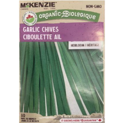 McKenzie Organic Herb Seeds Chives Garlic Pkg