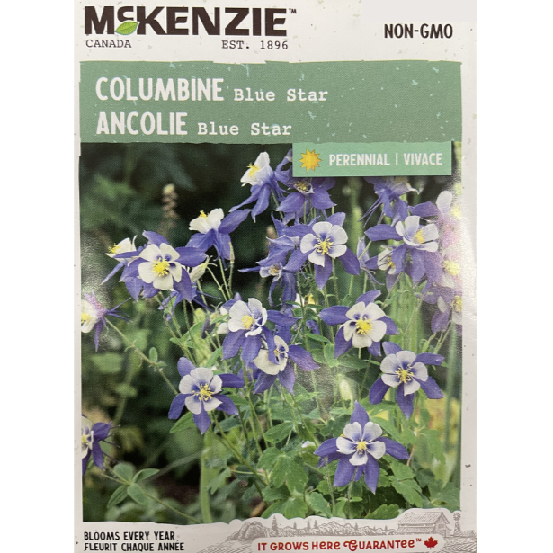 McKenzie Seed Columbine Blue Star Pkg