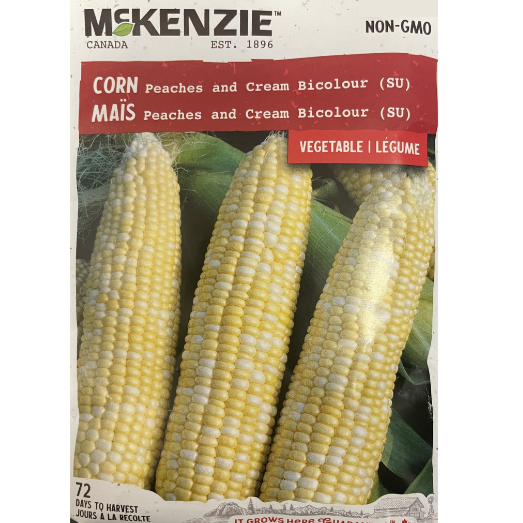 McKenzie Seed Corn Peaches and Cream Bicolour SU Pkg.