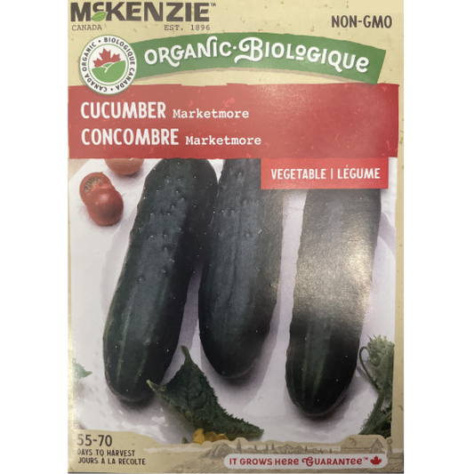 McKenzie Organic Seed Cucumber Marketmore Pkg.