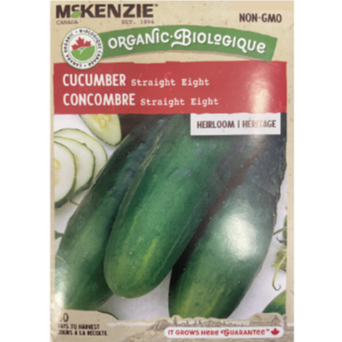 McKenzie Organic Seed Cucumber Straight Eight Pkg.