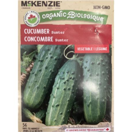 McKenzie Organic Seed Cucumber Sumter Pkg.