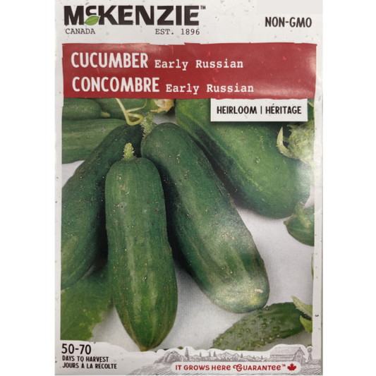 McKenzie Seed Cucumber Early Russian Pkg.