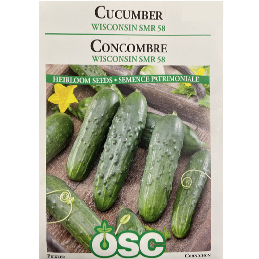 OSC Seeds Cucumber Wisconsin SMR 58 Pkg.