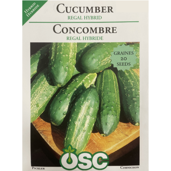 OSC Seeds Cucumber Regal Hybrid Pkg.