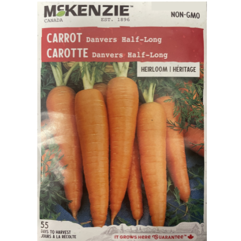 McKenzie Seed Carrot Danvers Half-Long Pkg.