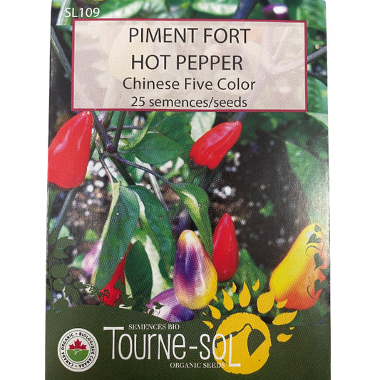 Tourne-Sol Pepper Chinese Five Colour Hot Pkg.