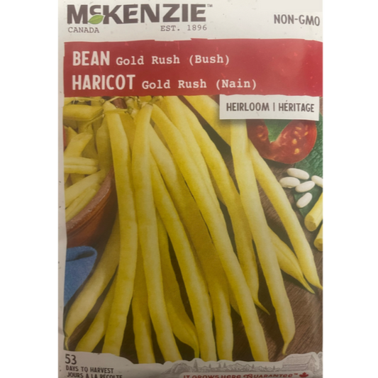 McKenzie Seed Bean Gold Rush Bush Pkg.