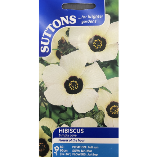 Suttons Seed Hibiscus Simply Love Pkg.