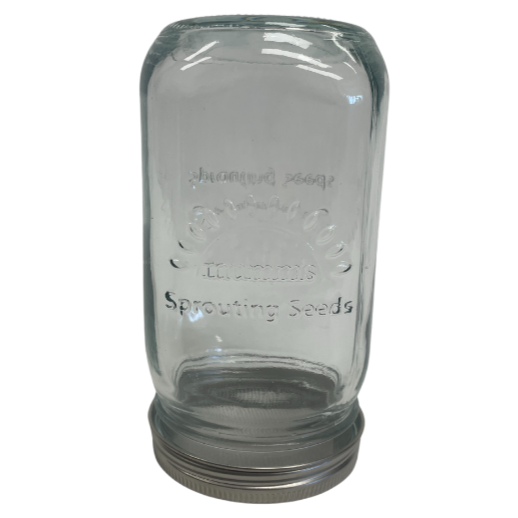 Sprouting Jar w/Screen 1 Litre