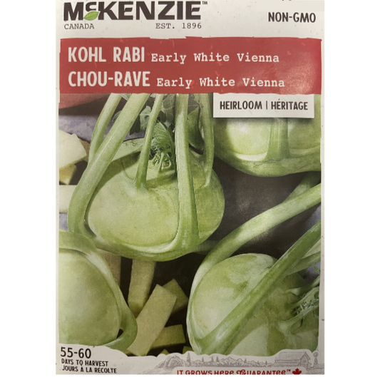 McKenzie Seed Kohl Rabi Early White Vienna Pkg.