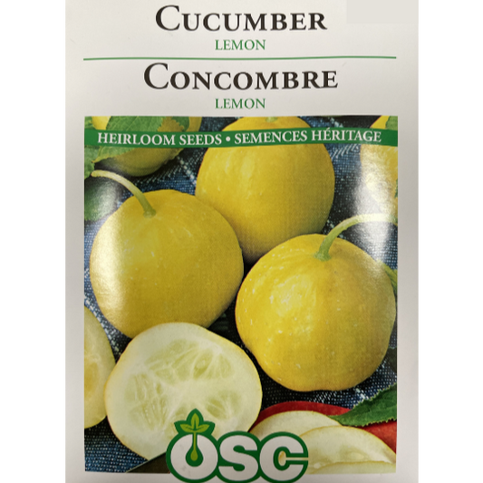 OSC Seeds Cucumber Lemon Pkg.