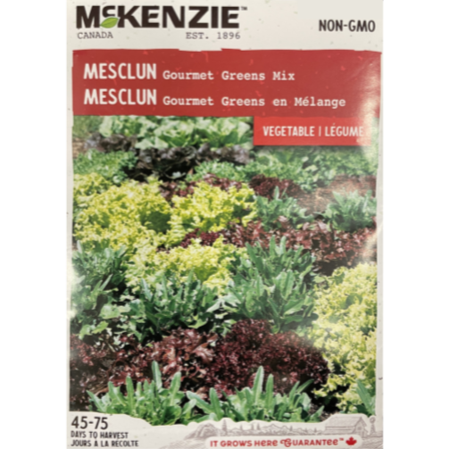 McKenzie Seed Mesclun Gourmet Greens Mix Pkg.