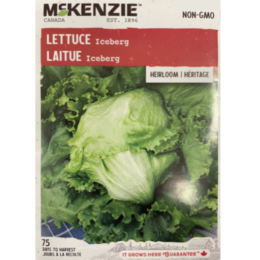 McKenzie Seed Lettuce Iceberg Pkg.