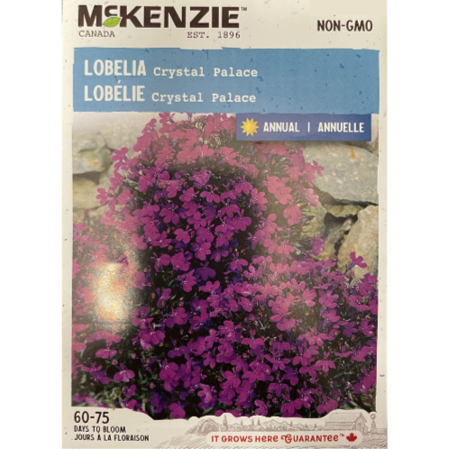 McKenzie Seed Lobelia Crystal Palace Pkg.