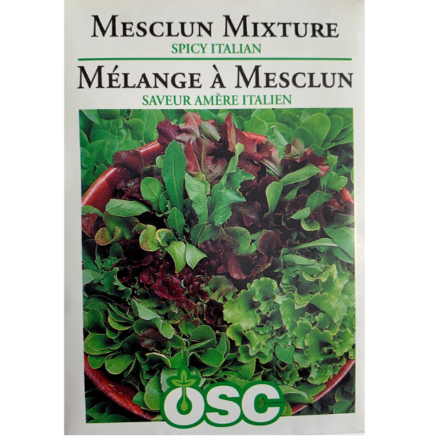 OSC Seeds Mesclun Mixture Spicy Italian Pkg.