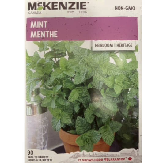 McKenzie Herb Seed Mint Pkg.