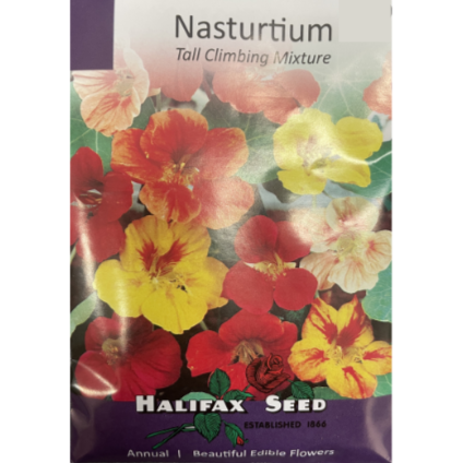 Halifax Seed Nasturtium Tall Climbing Mix Pkg.