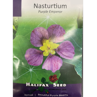 Halifax Seed Nasturtium Purple Emperor Pkg.