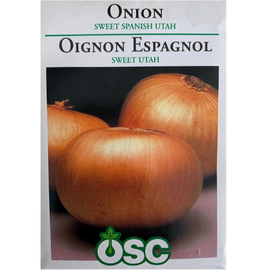 OSC Seeds Onion Sweet Spanish Utah Pkg.