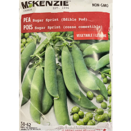 McKenzie Seed Pea Sugar Sprint Edible Pod Pkg.