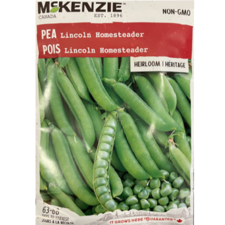 McKenzie Seed Pea Lincoln Homesteader Pkg.