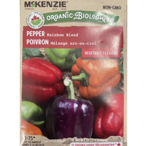 McKenzie Organic Seed Pepper Rainbow Blend Pkg.