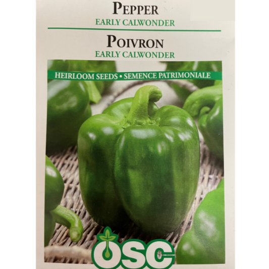 OSC Seeds Pepper CalWonder Early Pkg.