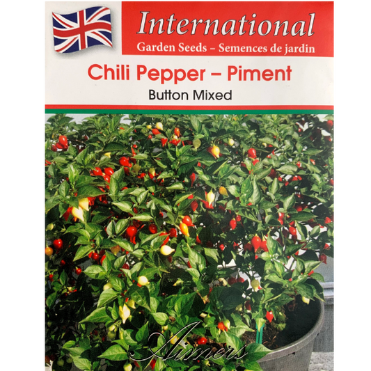 Aimers International Chili Pepper Button Mixed Pkg.