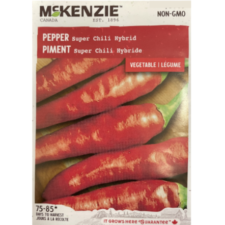 McKenzie Seed Pepper Super Chili Hybrid Pkg.