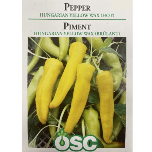 OSC Seeds Pepper Hungarian Yellow Wax Hot Pkg.