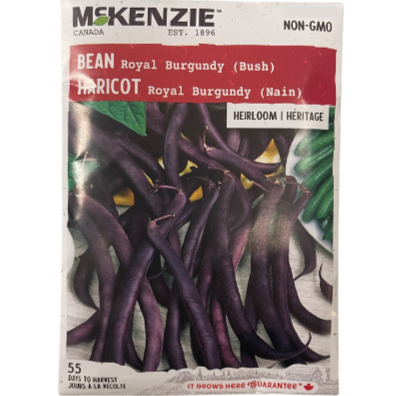 McKenzie Seed Bean Royal Burgundy Bush Pkg.