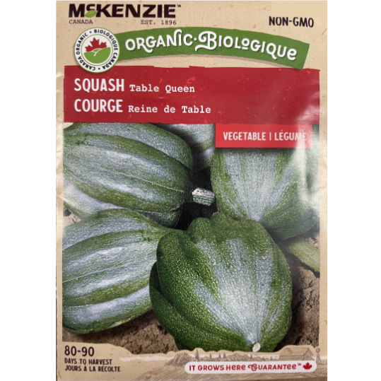 McKenzie Organic Seeds Squash Table Queen Pkg