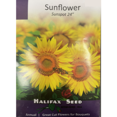 Halifax Seed Sunflower Sunspot Pkg.