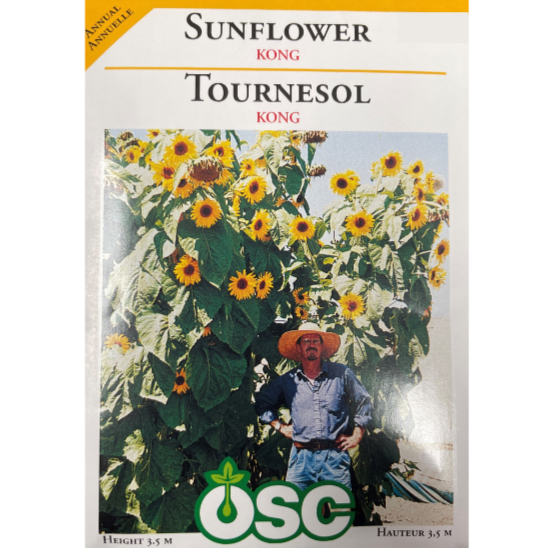 OSC Seeds Sunflower Kong Pkg.