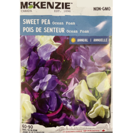 McKenzie Seed Sweet Pea Ocean Foam Pkg.