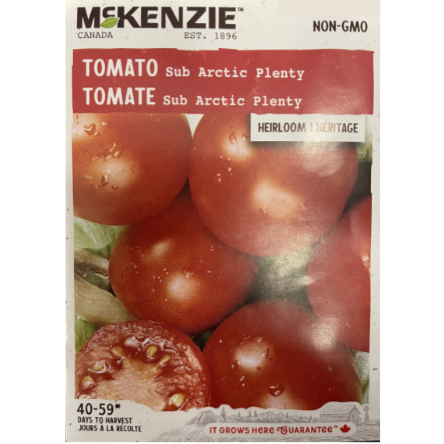 McKenzie Seed Tomato Sub Arctic Plenty Pkg.