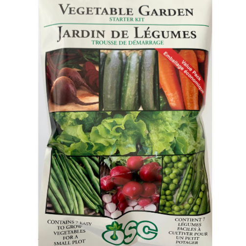 OSC Seeds Vegetable Garden Grow Kit Pkg.