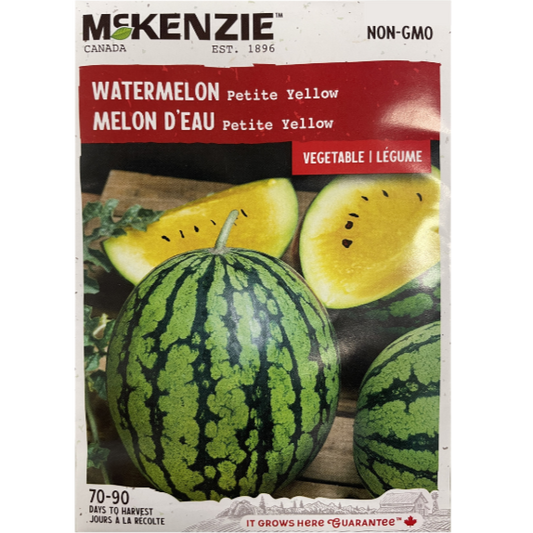 McKenzie Seed Watermelon Petite Yellow Pkg.