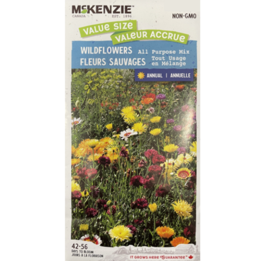 McKenzie Seed Value Size Wildflowers All Purpose Mix Pkg.