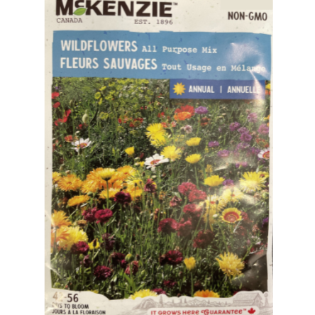 McKenzie Seed Wildflowers All Purpose Mix Pkg.