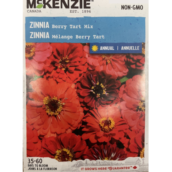 McKenzie Seed Zinnia Berry Tart Mix Pkg