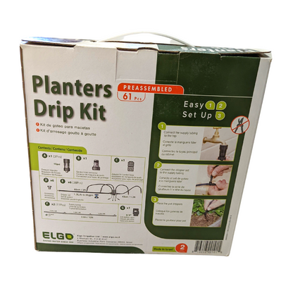 Spike Drip Irrigation Kit 24 Pots/6 Planters