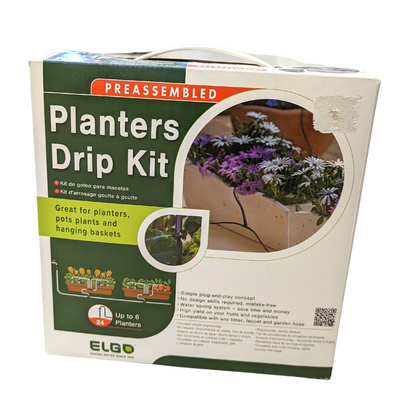 Spike Drip Irrigation Kit 24 Pots/6 Planters